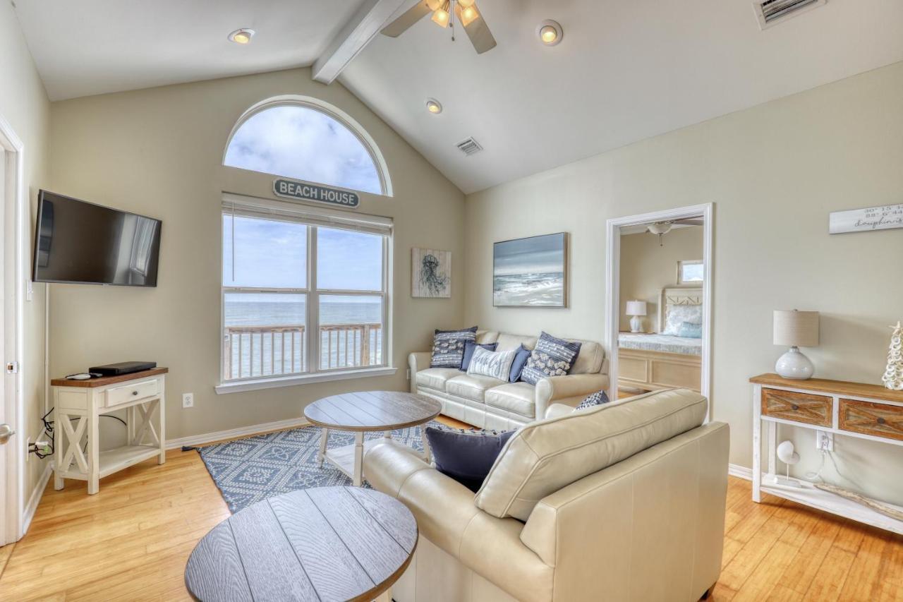 Villa Delphinus - Beachfront! And Pet Friendly! Feel The Ocean Breezed And Hear The Waves Lapping Right At Your Doorstep! Home Dauphin Island Exterior foto